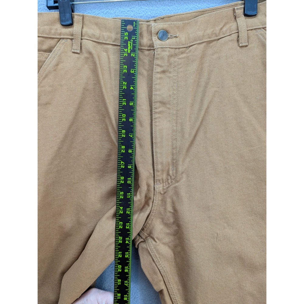 Carhartt‎ Loose Fit Washed Duck Flannel Lined Utility Work Pants 40x34 Brown NWT - Picture 7 of 13